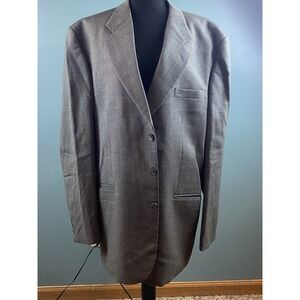 Emuo Bruzzi Italy Men's 100% Wool Blazer‎ Size 44 Please Read